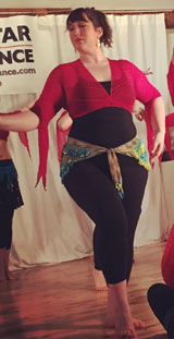 Portland Maine belly dance student Christi R
